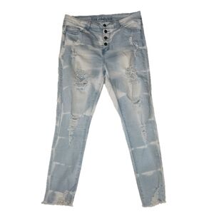 VIP JEANS DISTRESSED SKINNY JEANS SIZE 13/14 💞SO CUTE 💞